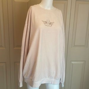 Boys Lie velour sweatshirt